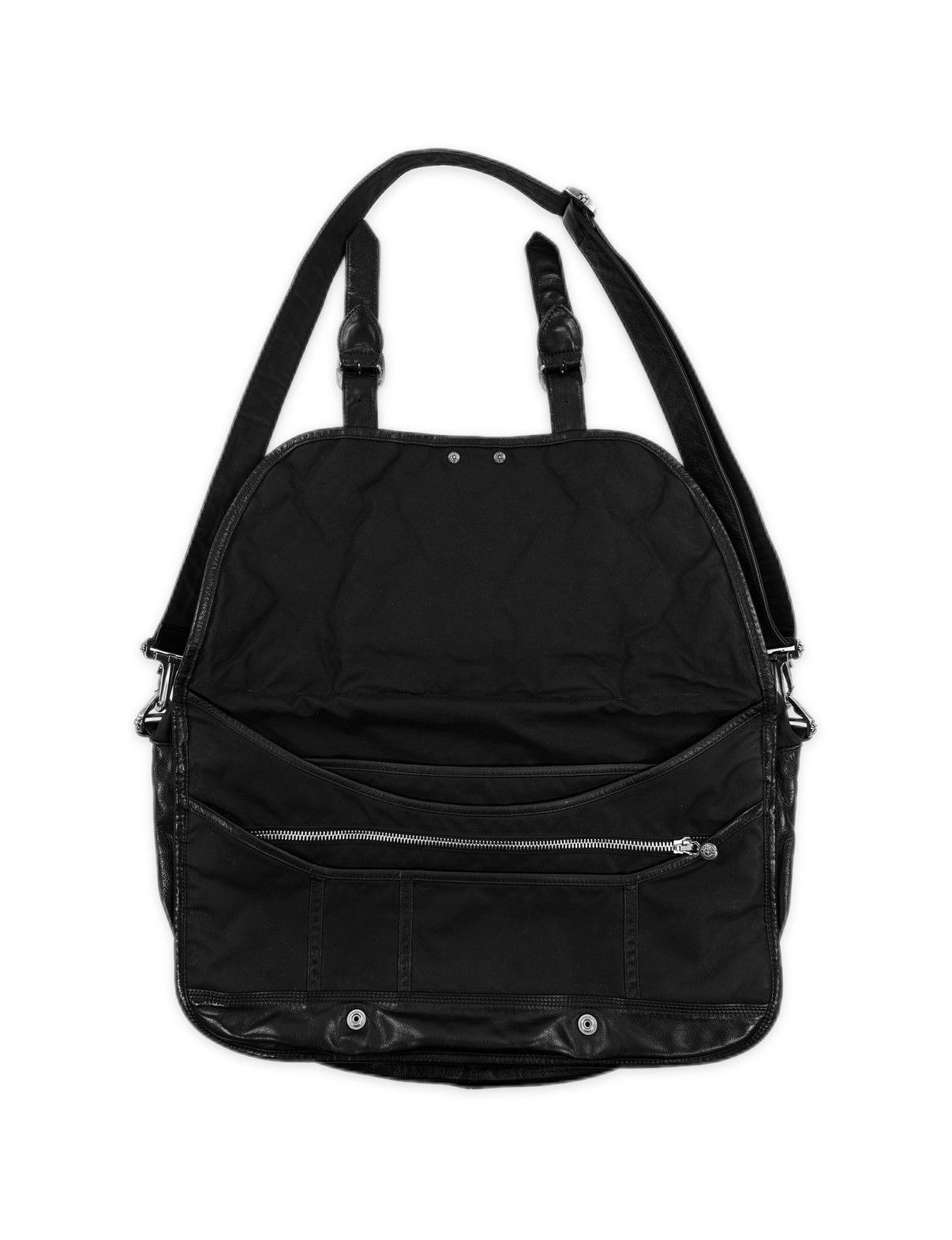 Chrome Hearts Chrome Hearts Cemetery Leather Cross Patch XL Messenger Crossbody Bag Size ONE SIZE - 4 Thumbnail