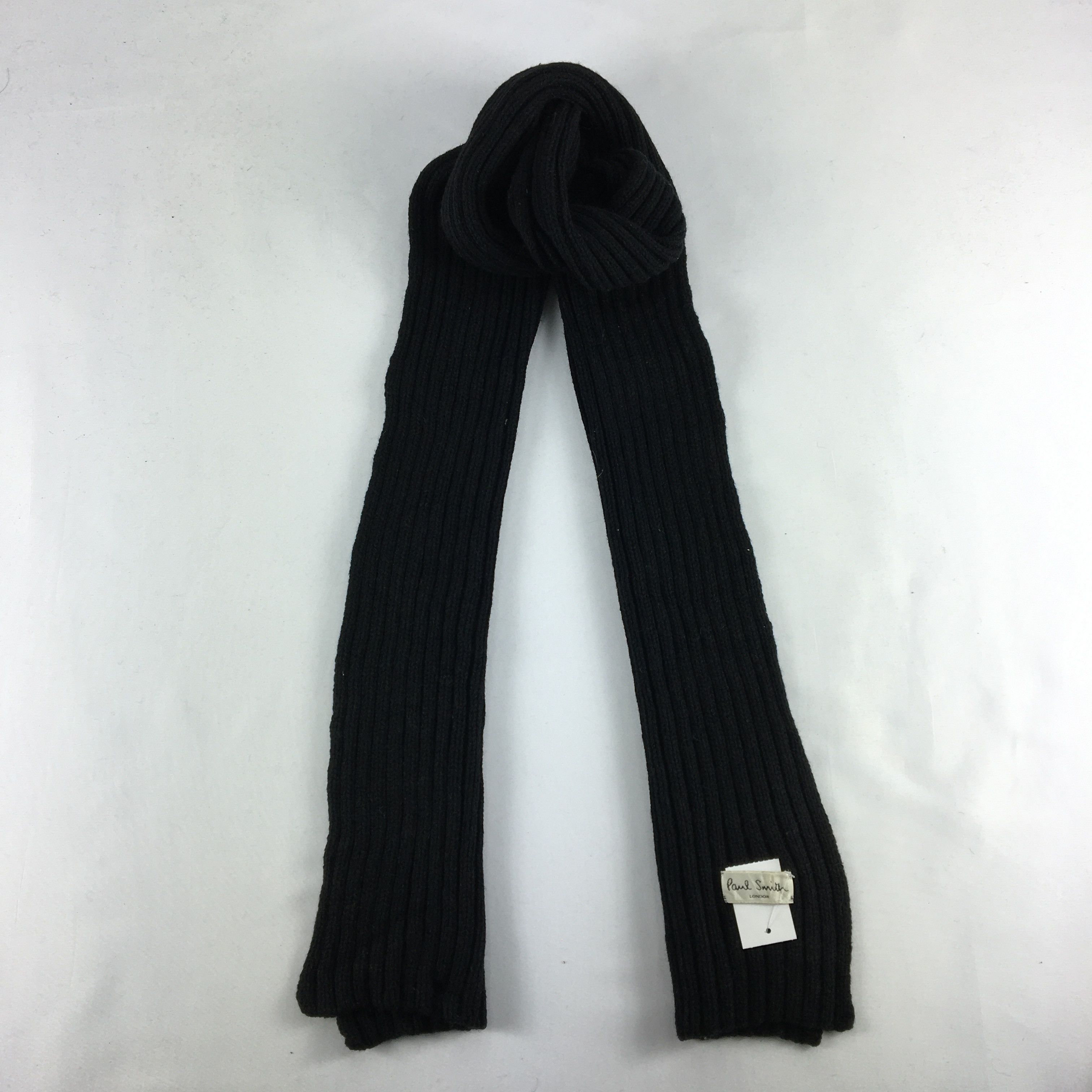 Paul Smith Vintage Paul Smith Scarf Muffler Ribbed Knit Wool Scarves Size ONE SIZE - 1 Thumbnail