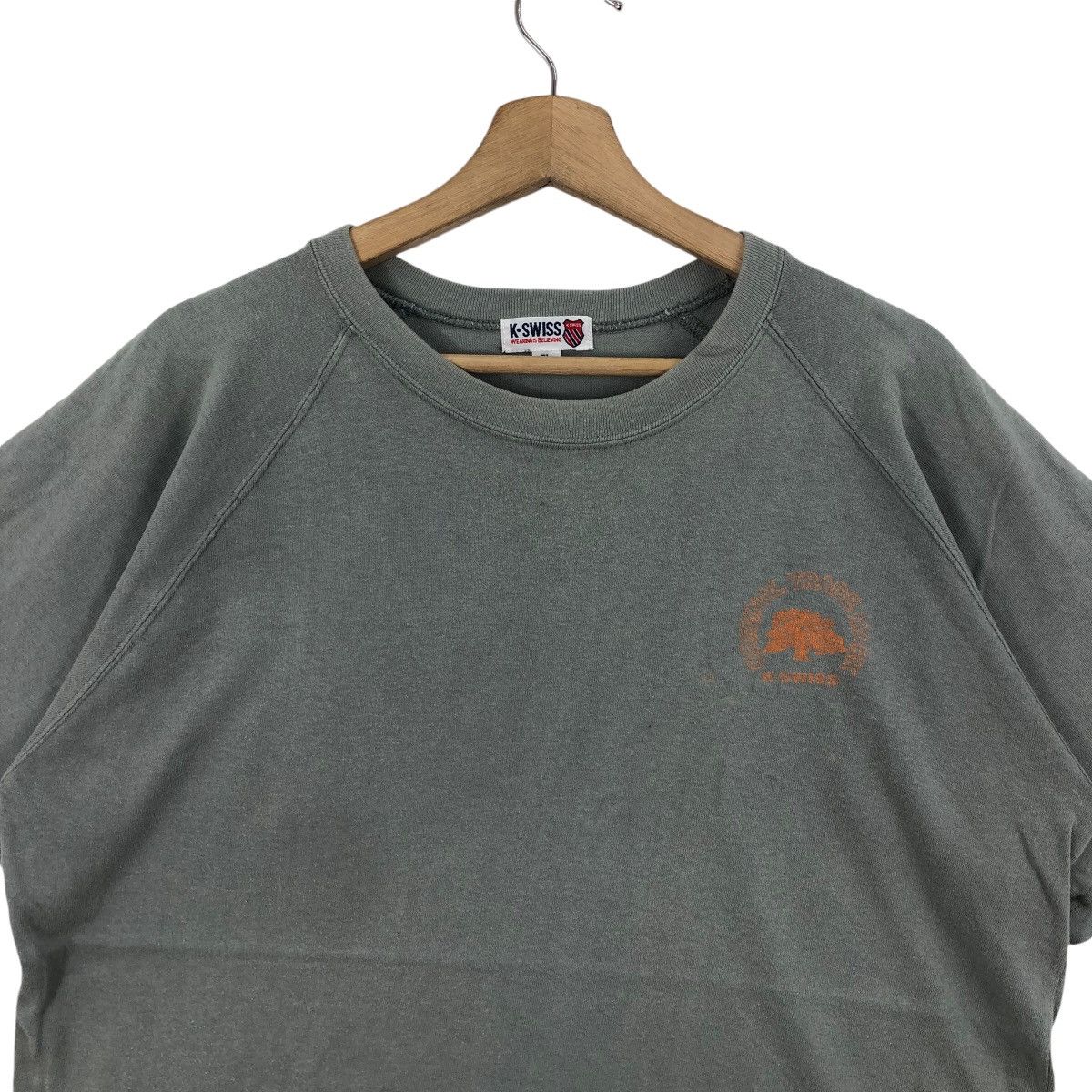 Vintage Vintage 90s K-SWISS Marijuana Tee Shirt Big Logo Size US XXL / EU 58 / 5 - 3 Thumbnail