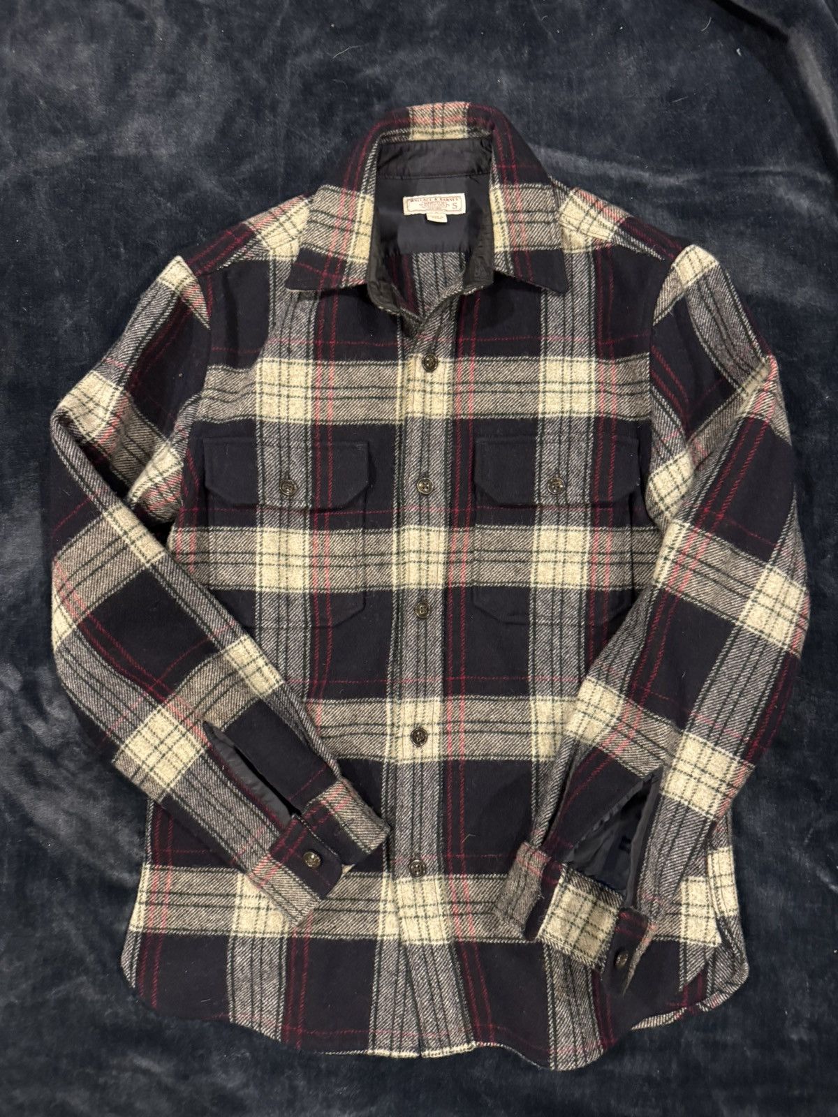 J.Crew × Wallace & Barnes J. Crew / Wallace & Barnes Wool Overshirt Size US S / EU 44-46 / 1 - 1 Thumbnail