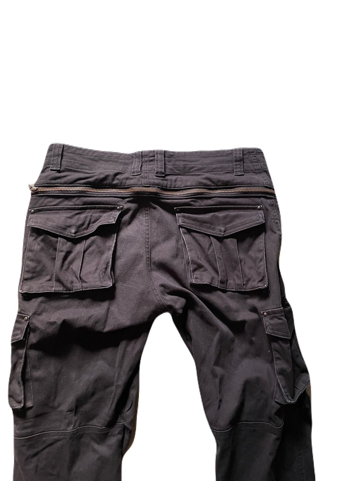 If Six Was Nine 2000s Japanese archive Vkei Zip Design Cargo Pocket Pants Size US 28 / EU 44 - 5 Thumbnail