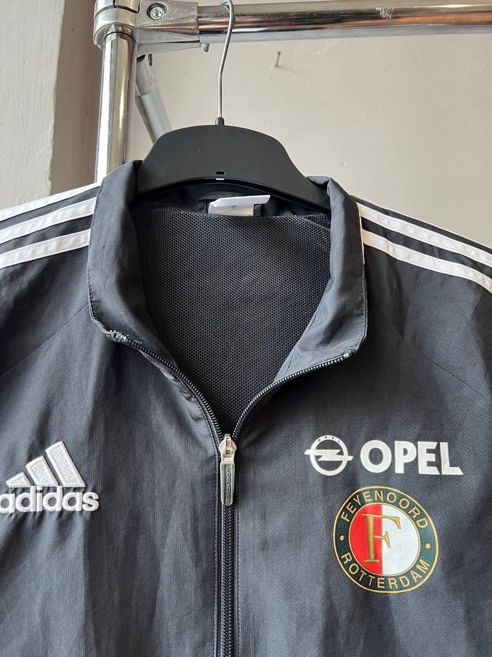 Adidas 2014/15 FEYENOORD ROTTERDAM OPEL TRACK SOCCER FOOTBALLJACKET Size US L / EU 52-54 / 3 - 4 Thumbnail