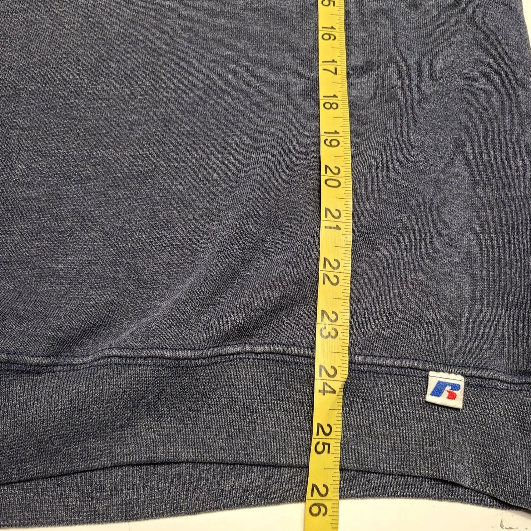 Russell Athletic VINTAGE Russell Athletic Blue Fleece Sweatshirt Men's XL Dri Power Distressed 90s Size US XL / EU 56 / 4 - 8 Thumbnail