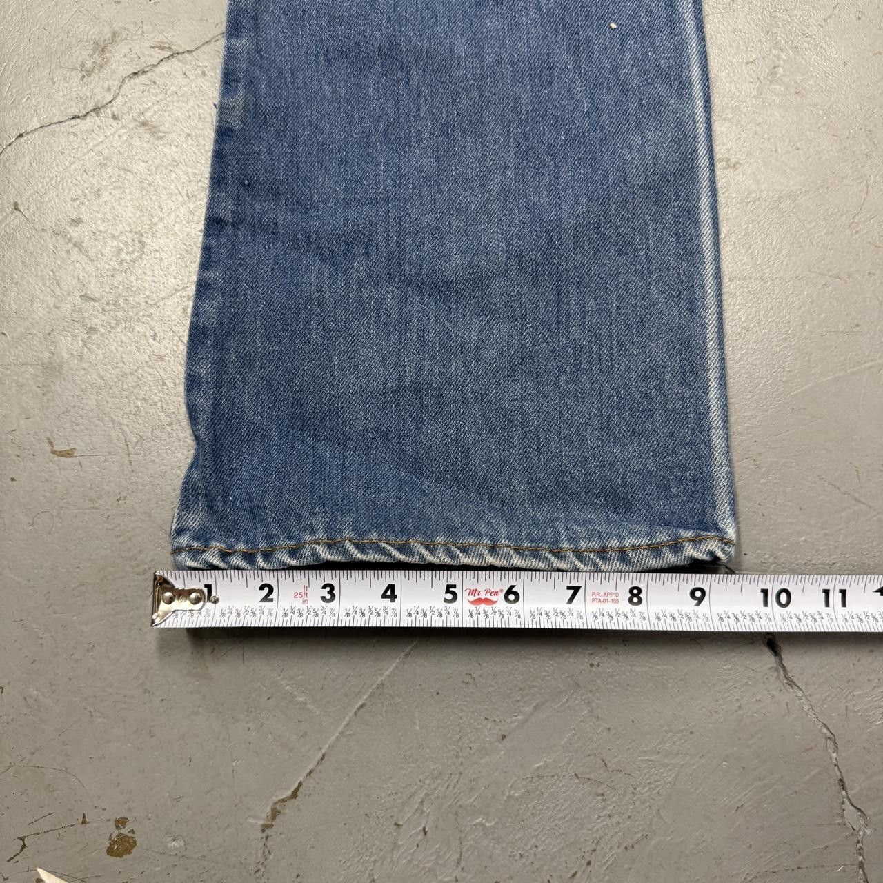 Levi's Vintage Clothing Levi’s 517 Orange Tab Faded Flared Blue 70s Jeans 32 x 31 Size US 32 / EU 48 - 7 Thumbnail