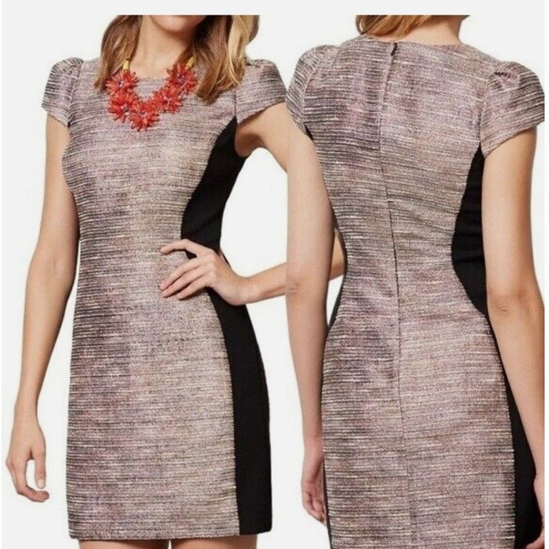 Anthropologie Moulinette Soeurs Grisaille Metallic Tweed Sheath Dress 4 Size S / US 4 / IT 40 - 1 Thumbnail