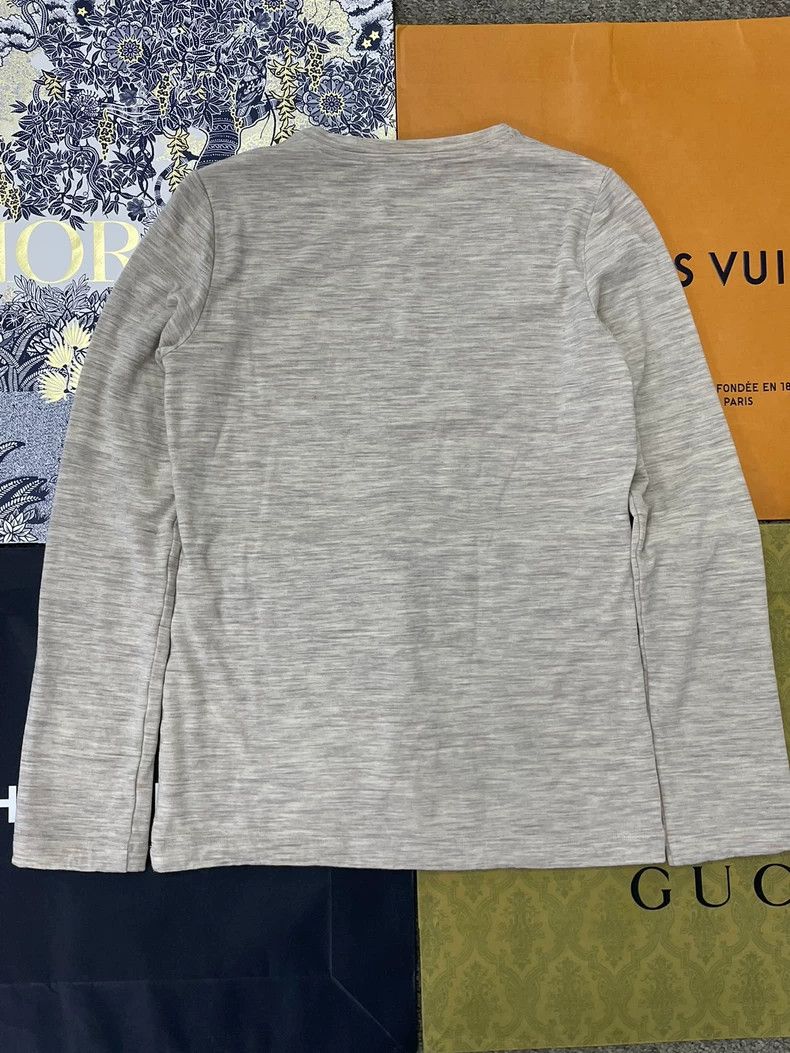 Loewe LOEWE Amaranth logo embroidered slim base shirt Size L / US 10 / IT 46 - 3 Thumbnail
