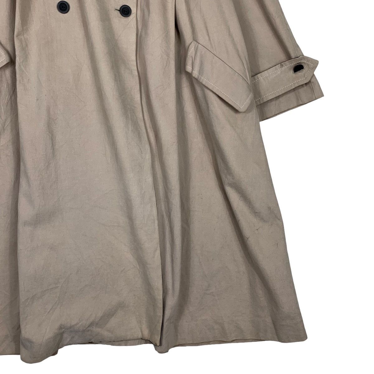 Japanese Brand MONDRIAN. Italy Double Breasted Long Coat #0409-C19 Size US L / EU 52-54 / 3 - 4 Thumbnail