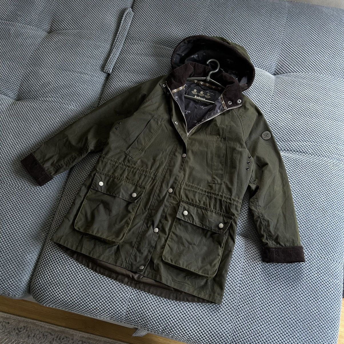 Barbour Barbour Brae Parka Green Wax Cotton Women's Jacket Coat Size M / US 6-8 / IT 42-44 - 1 Thumbnail