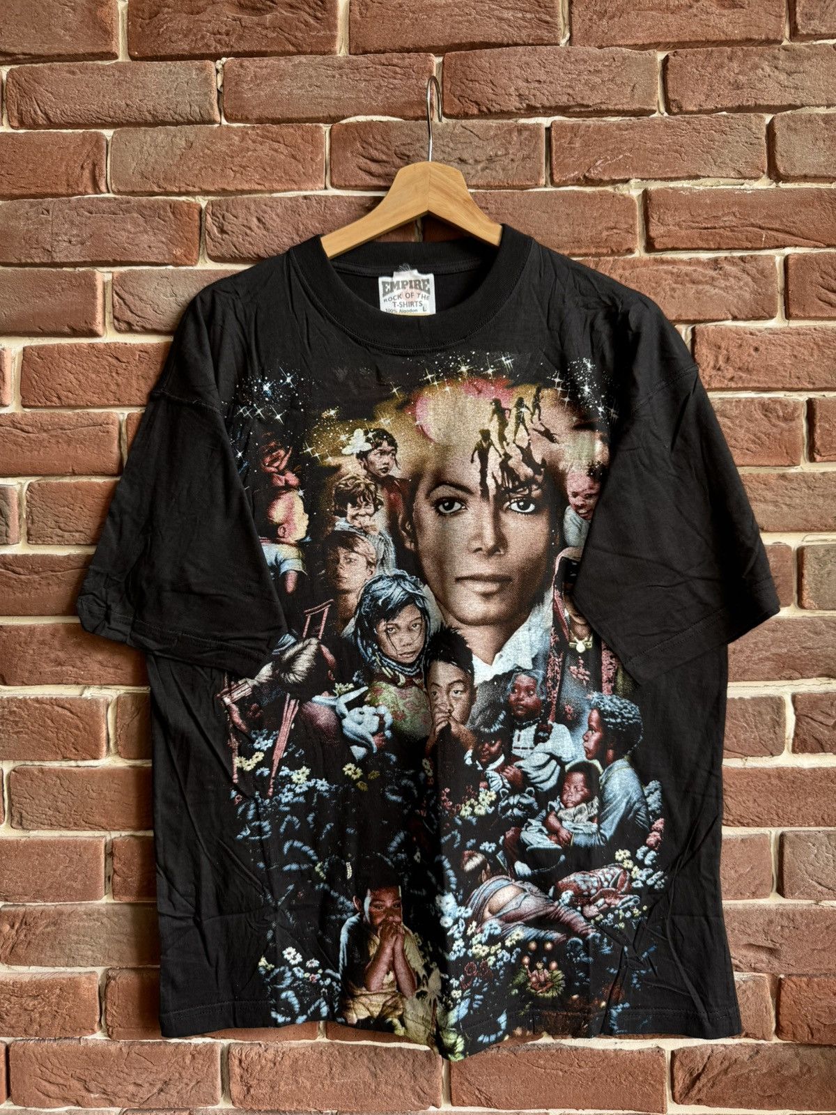 Band Tees Vintage 90s Michael Jackson Double Sided Pop Music Band Tee Size US L / EU 52-54 / 3 - 1 Thumbnail