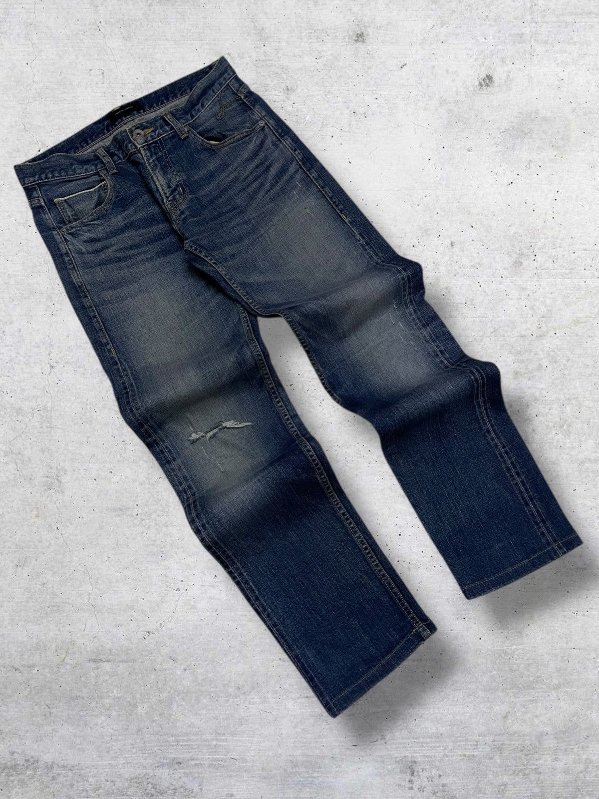 JOSEPH HOMME VINTAGE JOSEPH HOMME DISTRESSING CUT OG DESIGN DENIM 90S Size US 29 - 2 Thumbnail