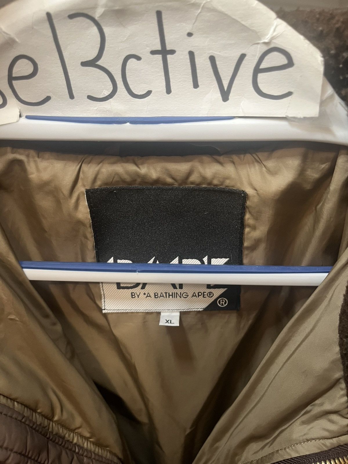 Bape Vintage Nigo Era Bape A Bathing Ape Down Puffer Jacket Size US XL / EU 56 / 4 - 2 Thumbnail
