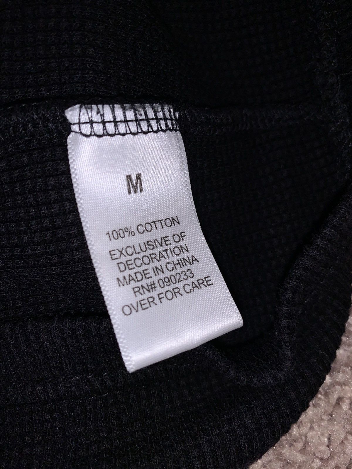 Fear of God ESSENTIALS WAFFLE HENLEY IN VINTAGE FADED OFF BLACK Size US M / EU 48-50 / 2 - 4 Thumbnail