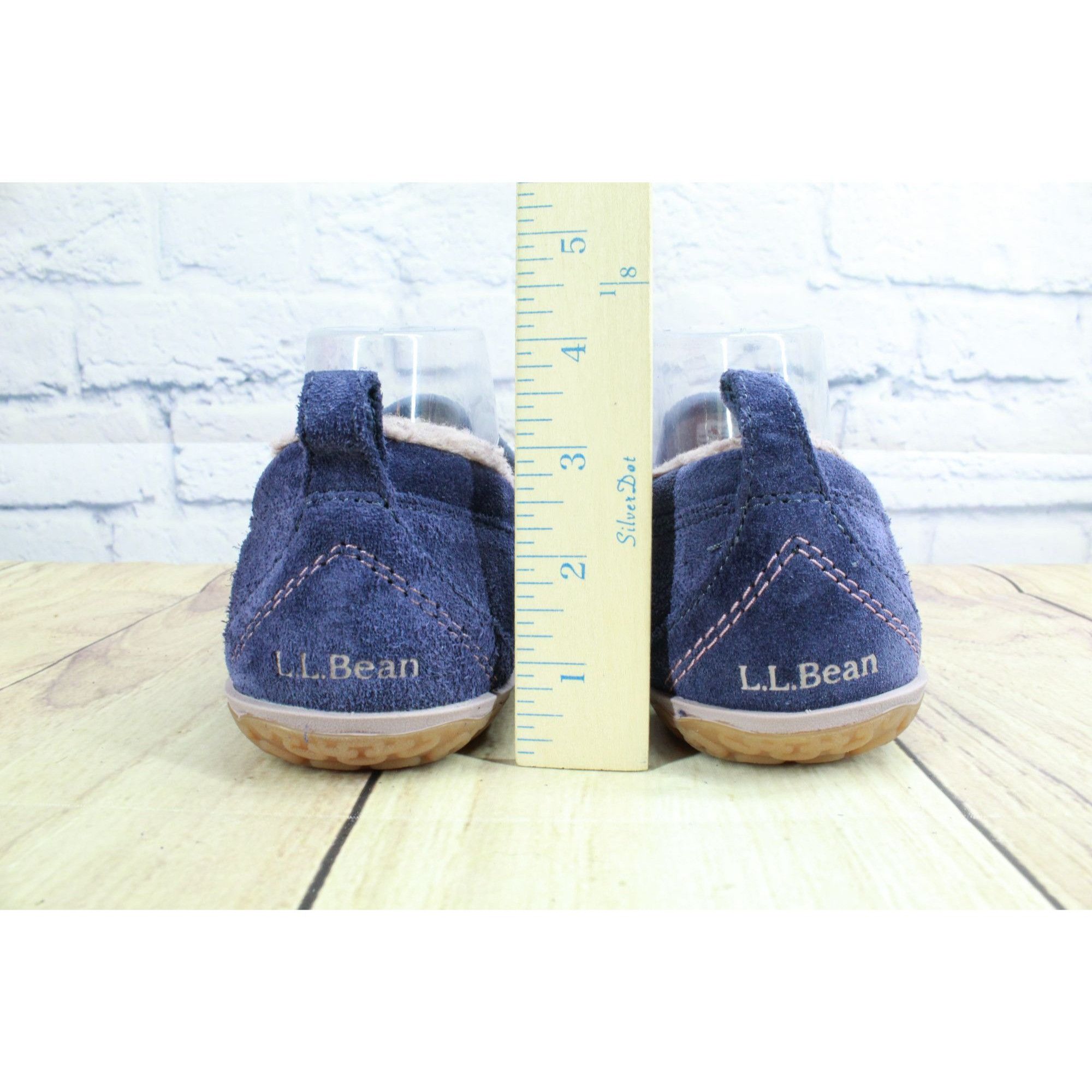 L.L. Bean LL Bean Women's Fleece Lined Mountain Moccasin Slippers Size US 8 / IT 38 - 6 Thumbnail