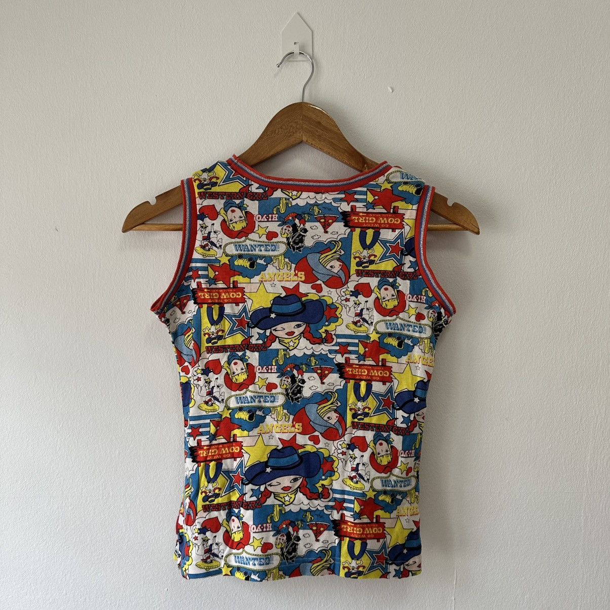 Angel Blue Y2K Angel Blue Western Girl Tank Top Size S / US 4 / IT 40 - 4 Thumbnail