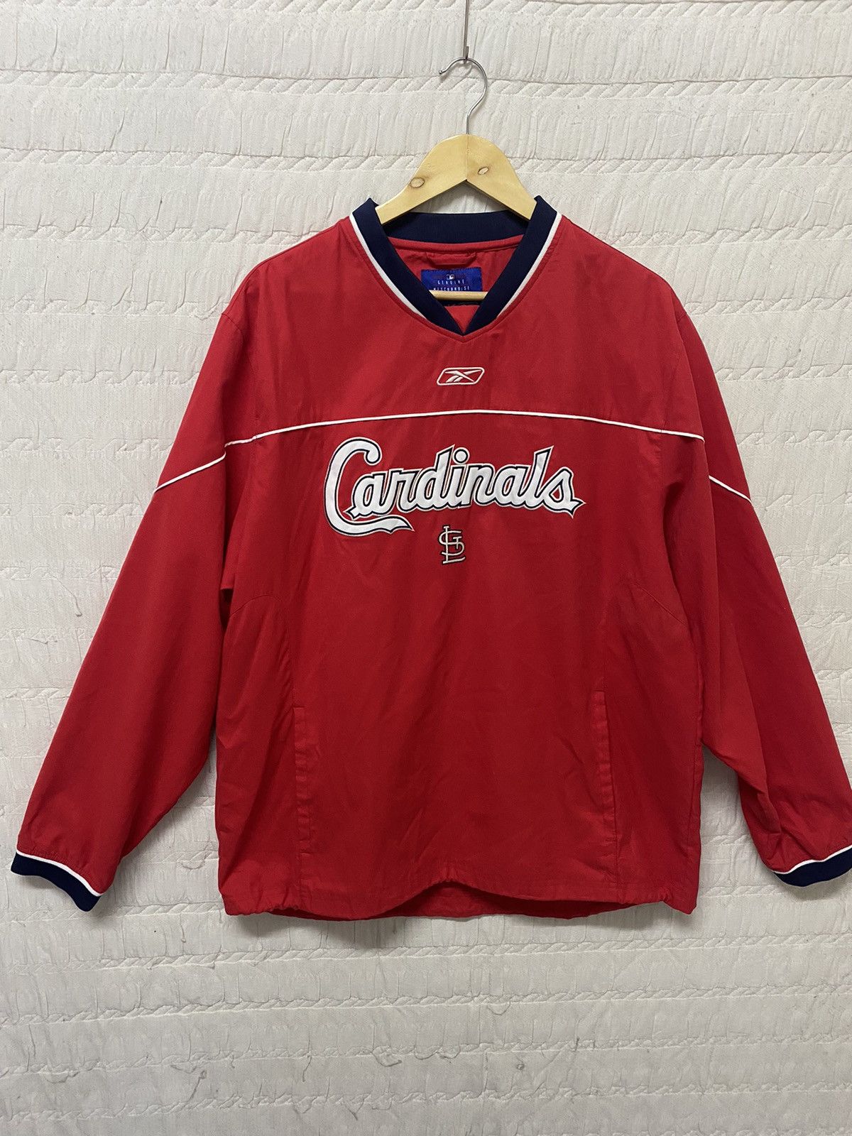 MLB × Reebok (M) ST LOUIS CARDINALS POLYESTER JERSEY LONG SLEEVE Size US M / EU 48-50 / 2 - 2 Thumbnail