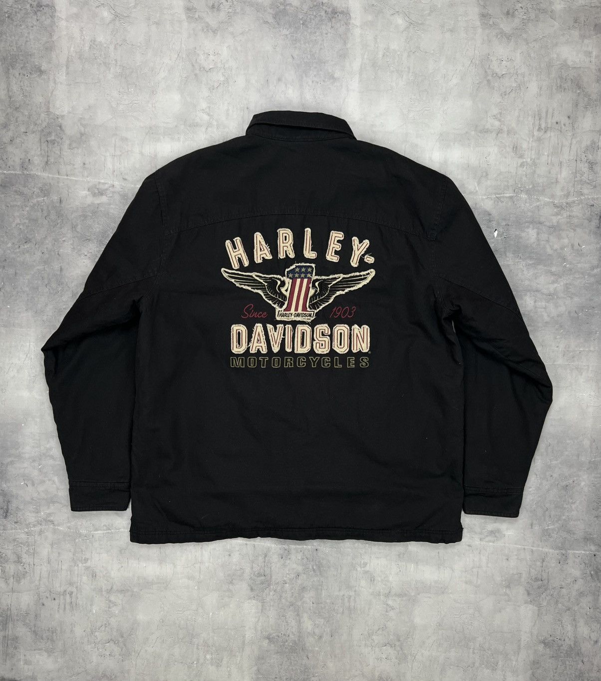 Harley Davidson HARLEY-DAVIDSON Denim Jacket Embroidery Men's Size 2 Xl Size US XXL / EU 58 / 5 - 1 Thumbnail
