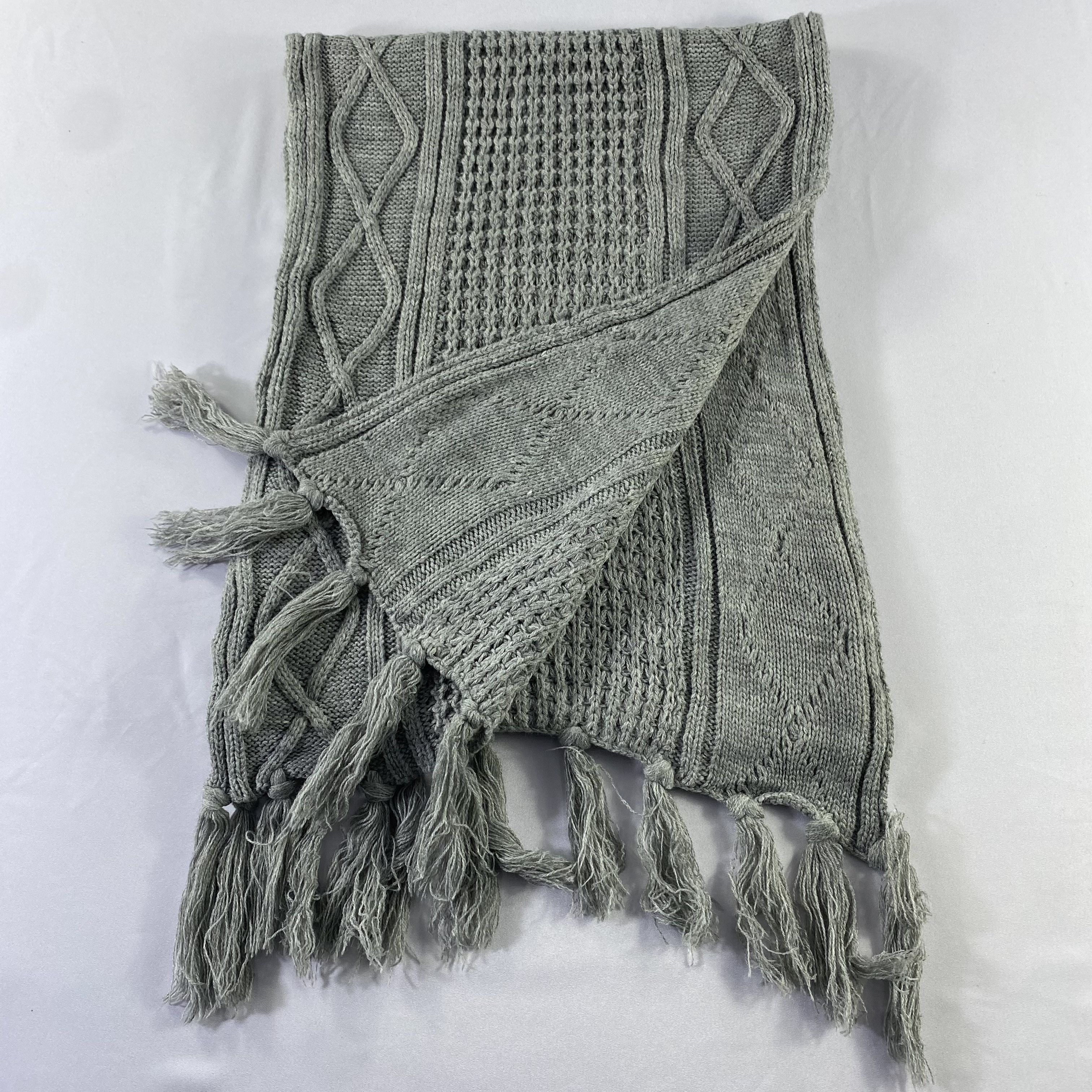 Diesel Cable Knit Diesel Scarf Neck Wrap Knitted Muffler Size ONE SIZE - 4 Thumbnail