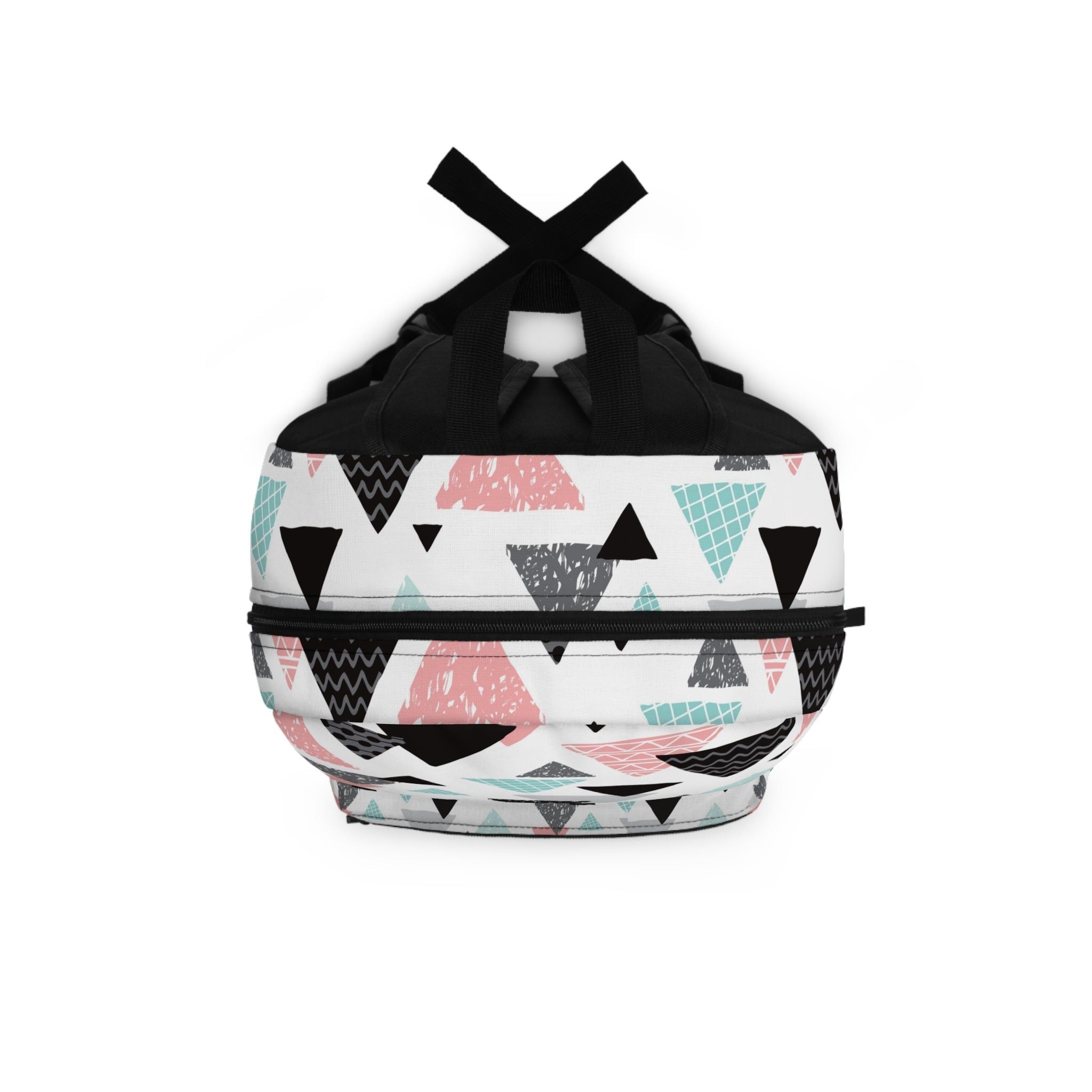 The Unbranded Brand Triangles Design Backpack Size ONE SIZE - 4 Thumbnail
