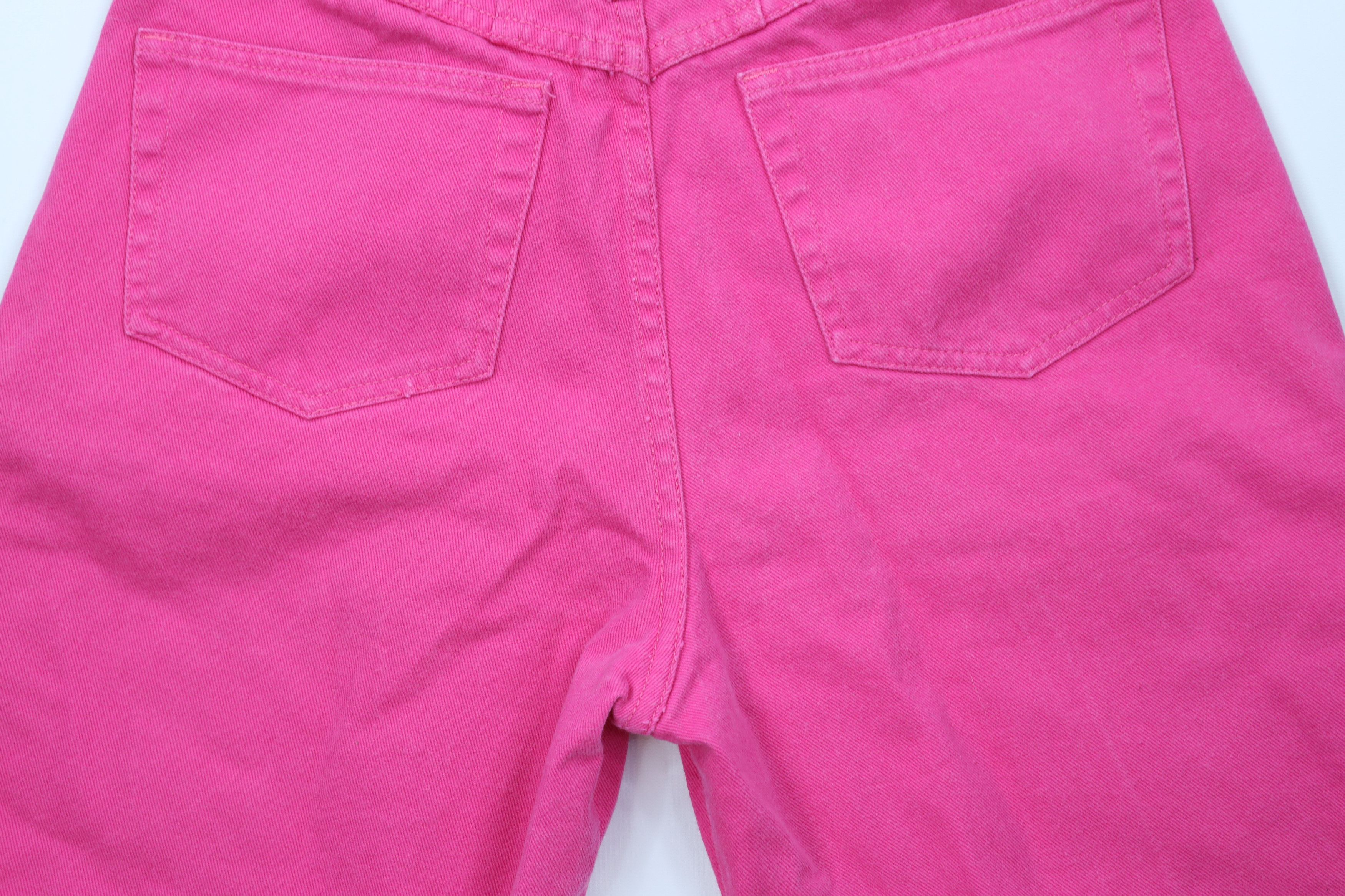 Vintage Vintage 90s Unionbay Surfing Fit Denim Jean Shorts Pink Size 34" / US 12 / IT 48 - 12 Thumbnail