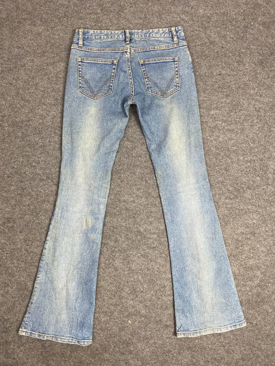 Japanese Brand vintage japanese brands bootcut flare denim Size 29" - 1 Thumbnail