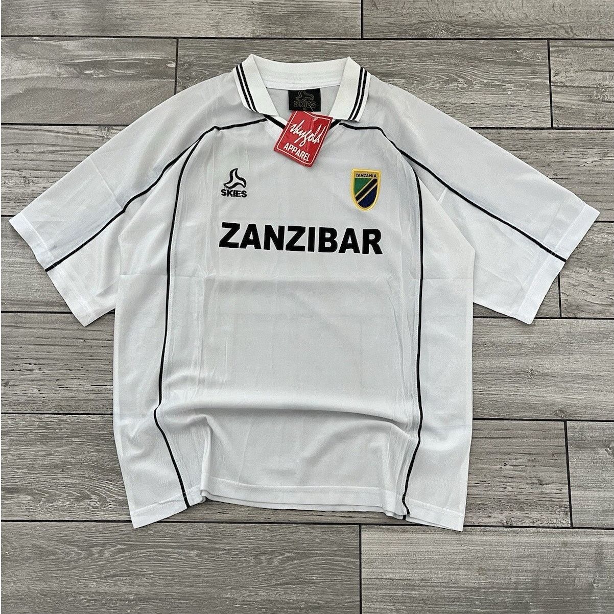 Vintage NWT Early 2000s Zanzibar Away 3rd Jersey Skies Official XL Size US XL / EU 56 / 4 - 1 Thumbnail