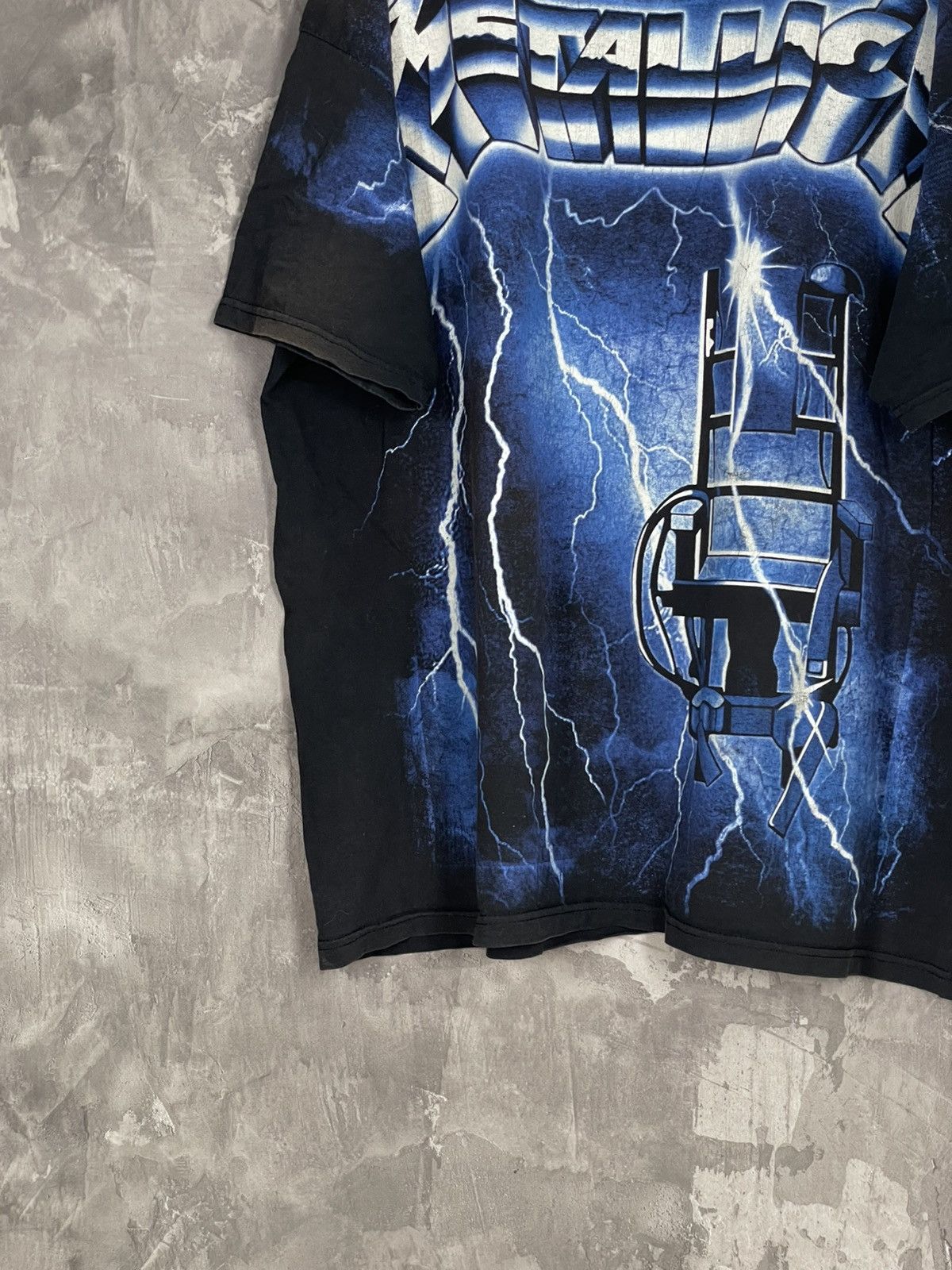 Band Tees × Vintage Vintage 00s All Over Print Metallica T-Shirt Size US XXL / EU 58 / 5 - 5 Thumbnail