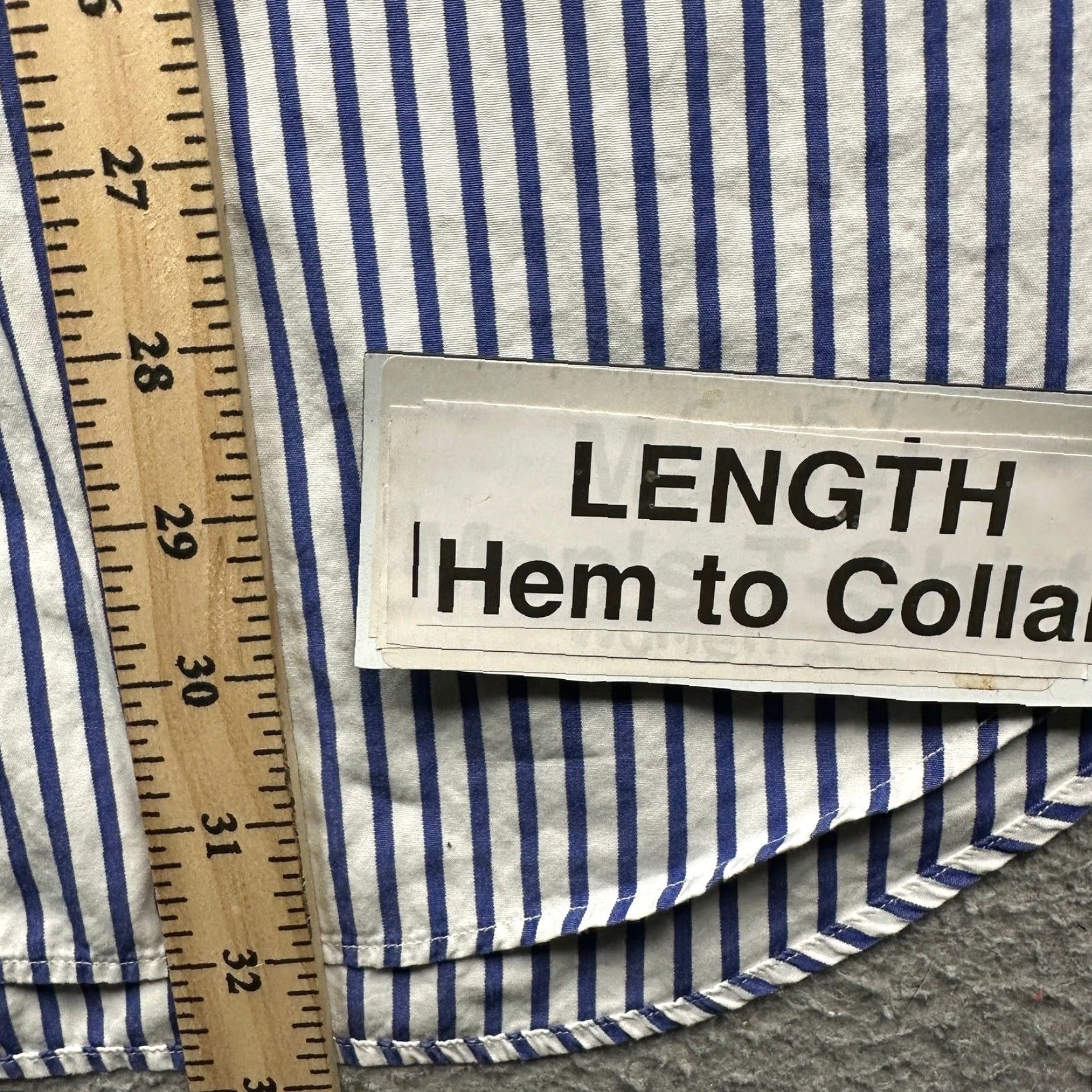 Polo Ralph Lauren VINTAGE Polo Ralph Lauren Lowell Sport Blue Striped Long Sleeve Button Shirt Men Large Size US L / EU 52-54 / 3 - 6 Thumbnail