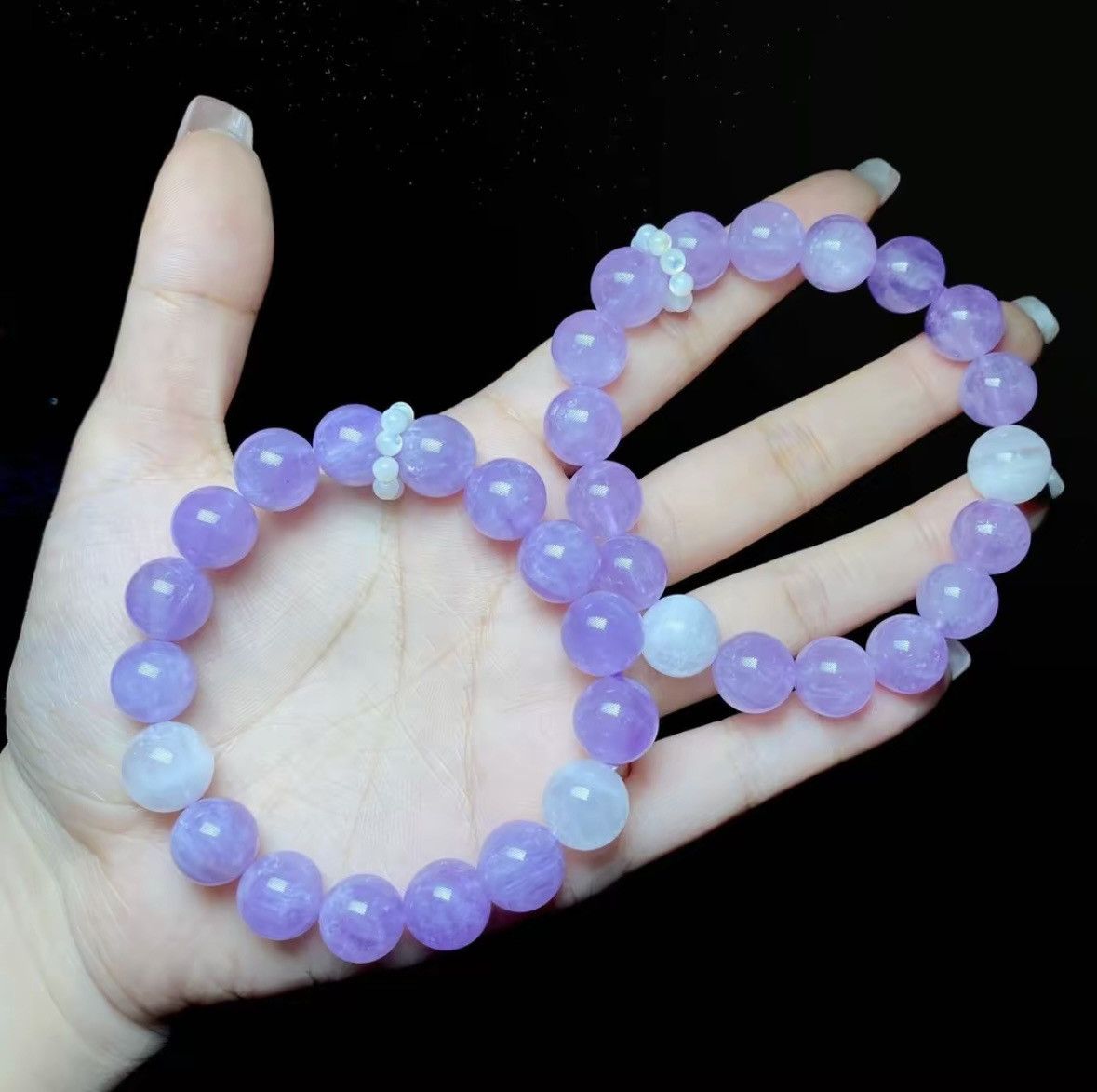 Other Purple Crystal Bracelet Size ONE SIZE - 1 Thumbnail