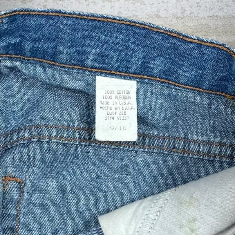 Vintage Vintage 90s Boom Boom Jeans 28x34 Flared Fit Medium Wash Size 28" / US 6 / IT 42 - 4 Thumbnail