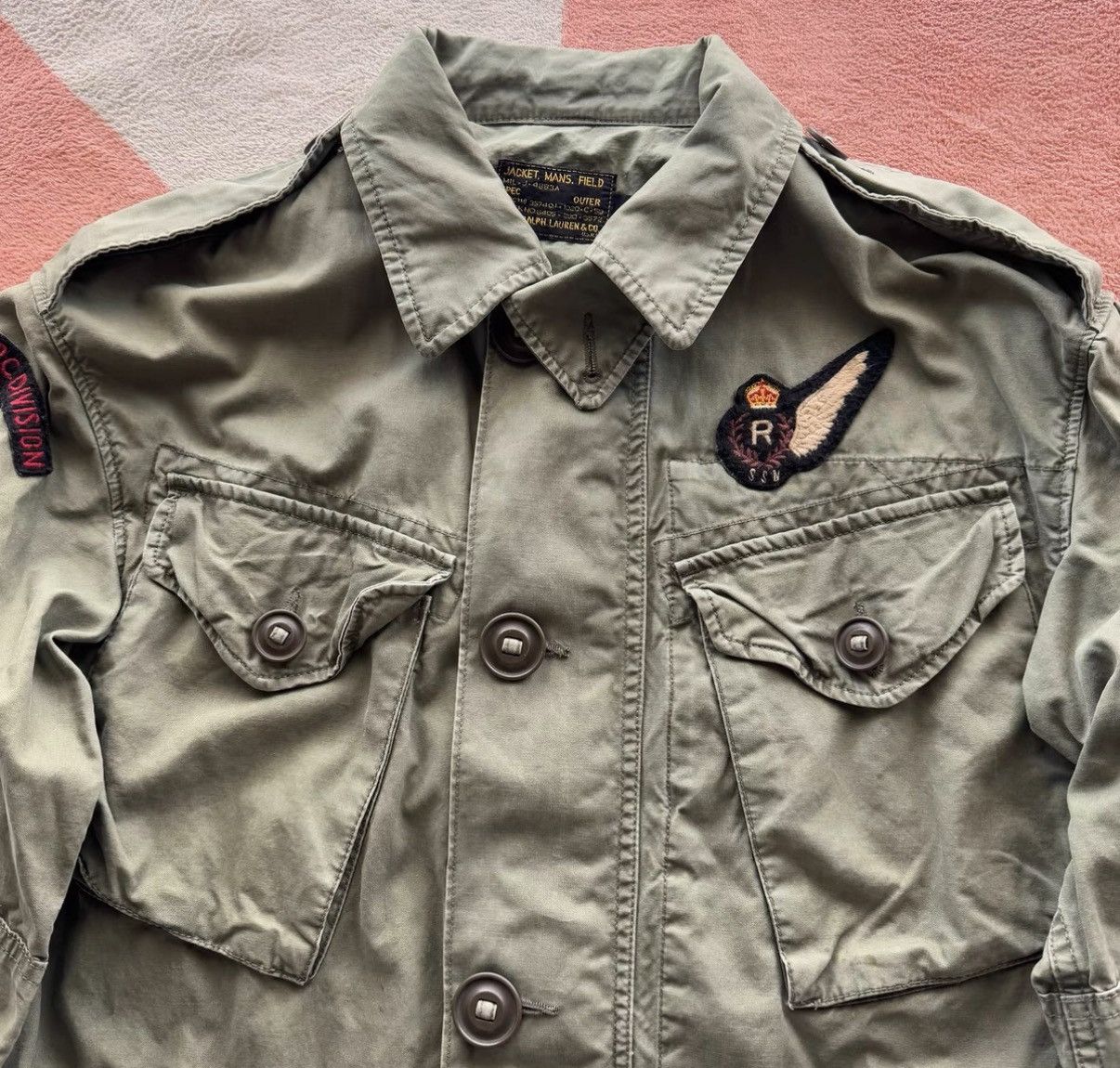 Polo Ralph Lauren Ralph Lauren Polo Embroidered M43 Military Jacket K22 Size US S / EU 44-46 / 1 - 4 Thumbnail