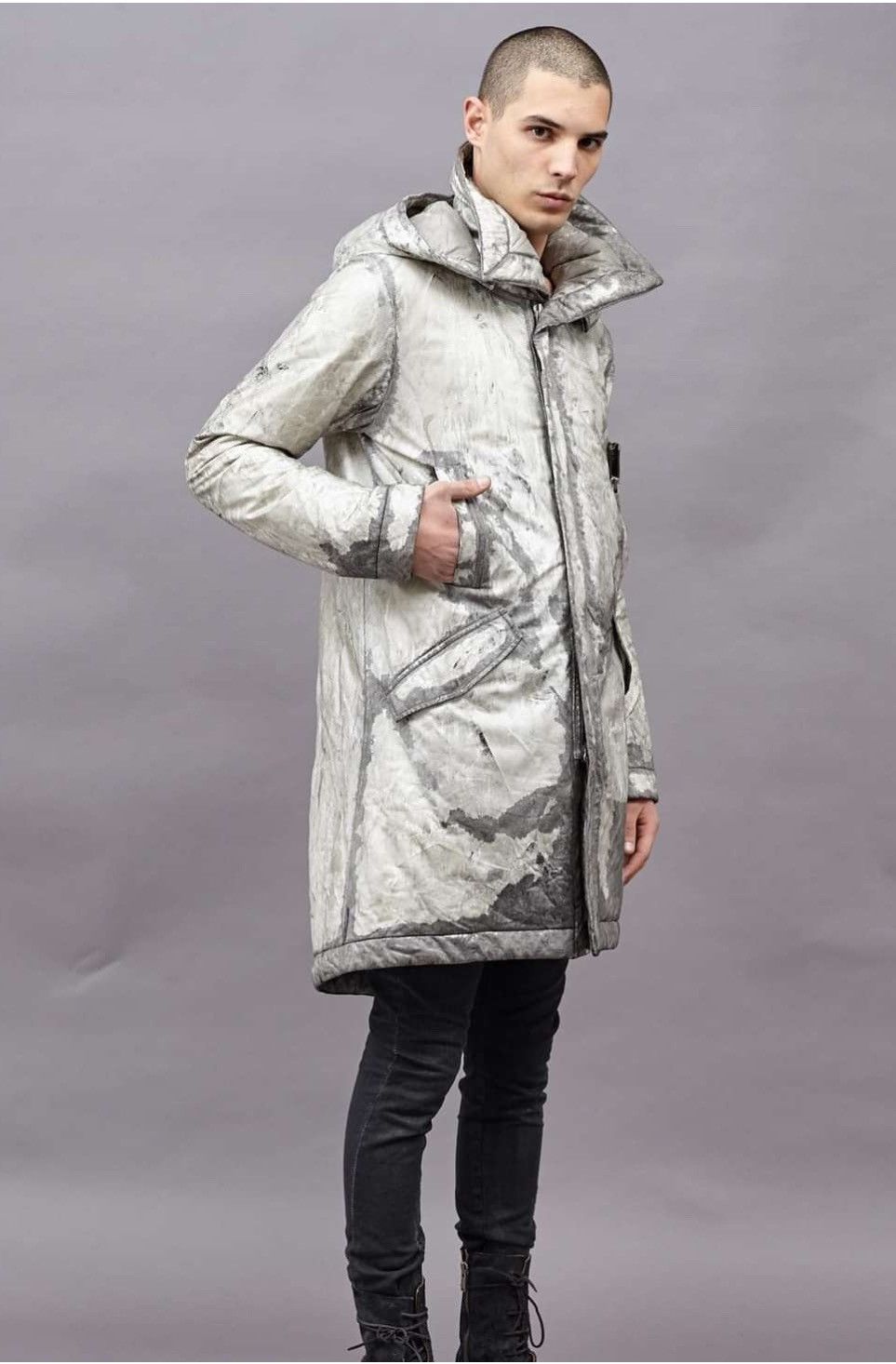 10sei0otto Laminated Parka 10SEI0OTTO Size US L / EU 52-54 / 3 - 5 Thumbnail
