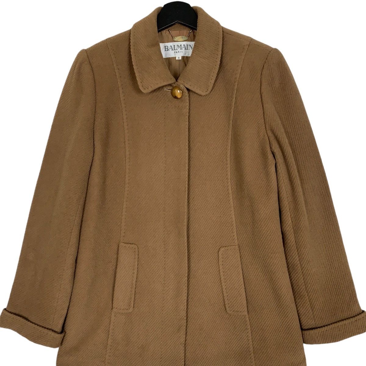 Balmain vintage Balmain Paris Designer Luxury Coat OverCoat Size S / US 4 / IT 40 - 2 Thumbnail