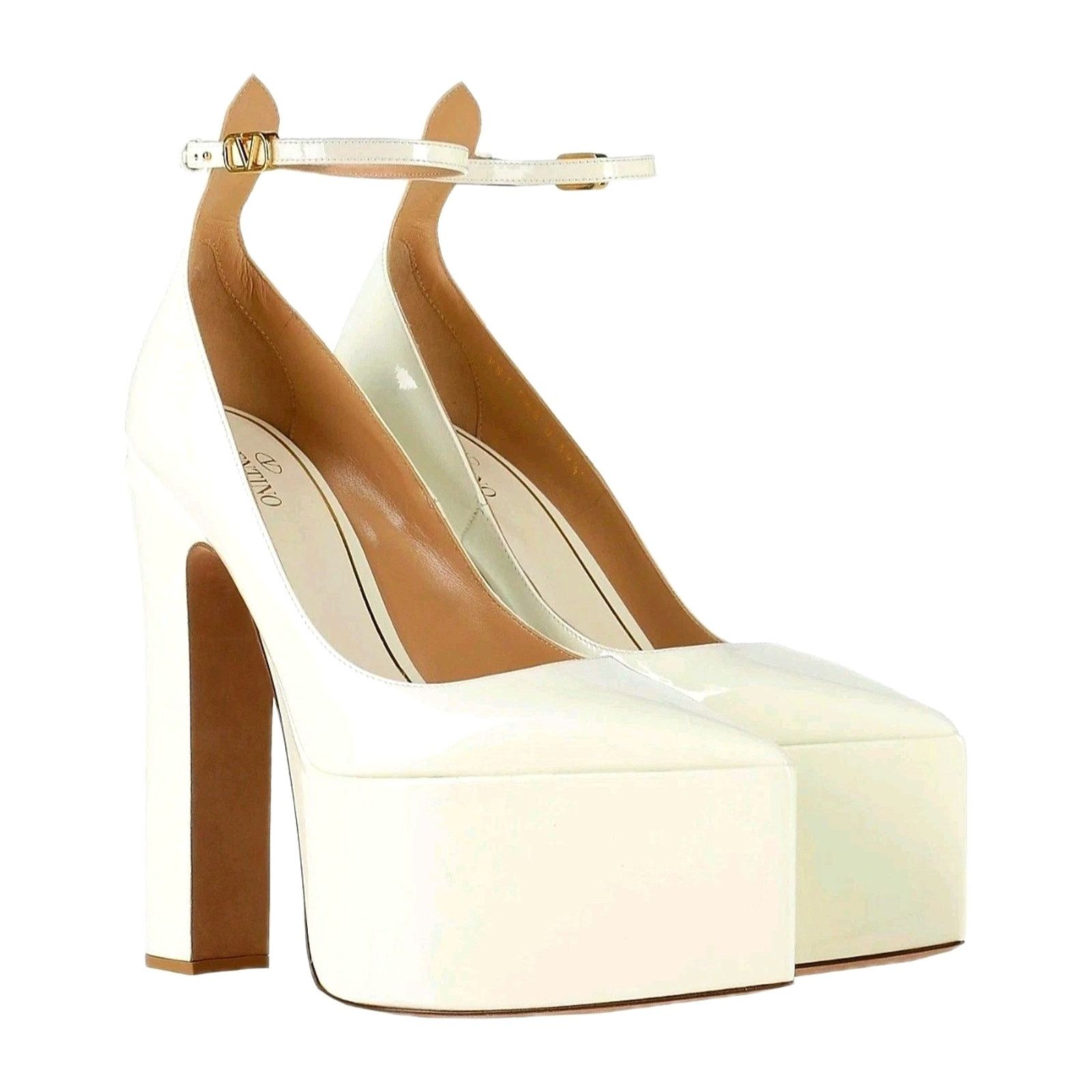 Valentino VALENTINO GARAVANI Leather Pump Shoes US10 VLogo . Size US 10 / IT 40 - 1 Thumbnail