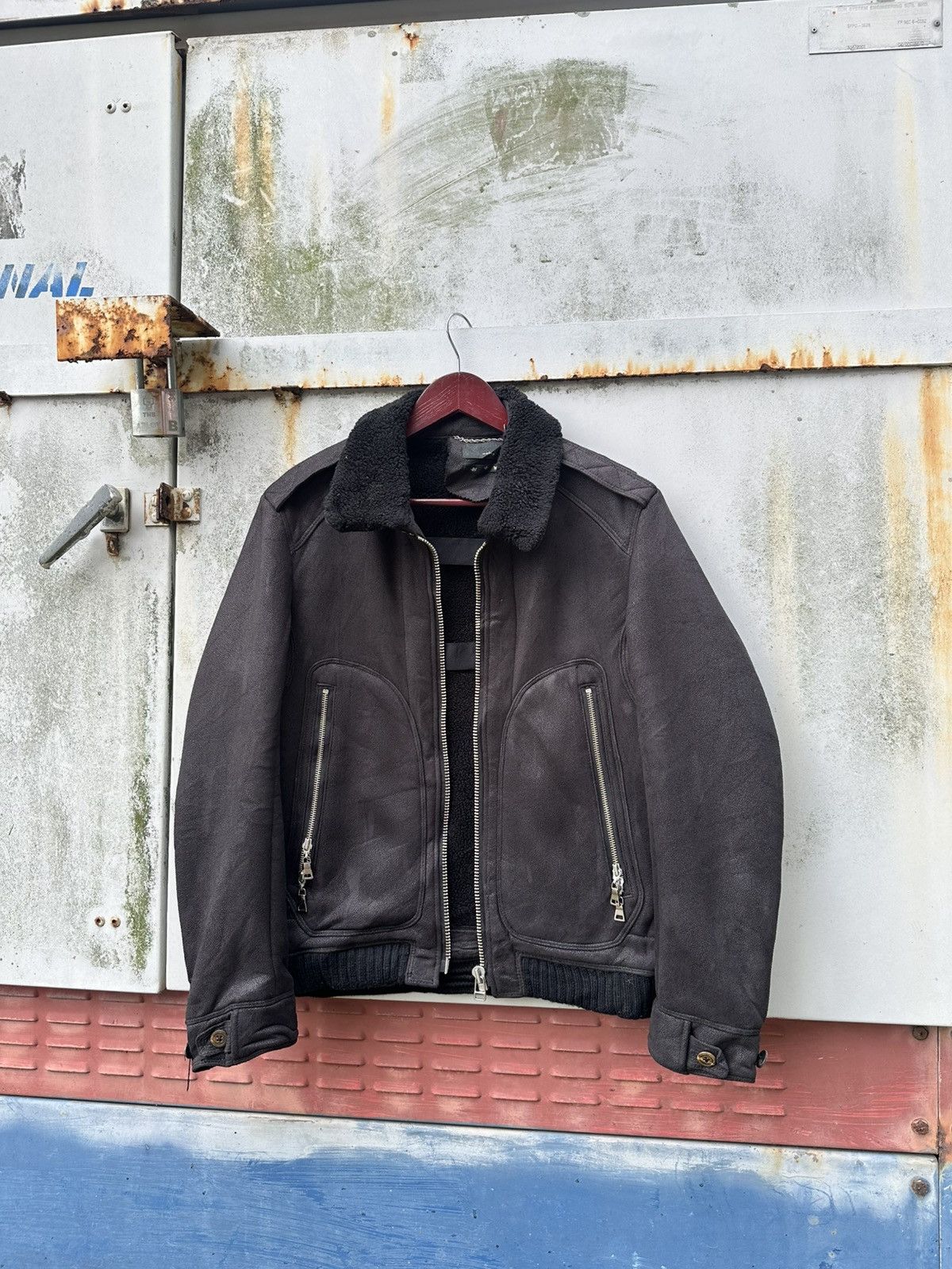 Vintage 👹Vintage Maktig Leather Fleece Lined Jacket Size US M / EU 48-50 / 2 - 6 Thumbnail