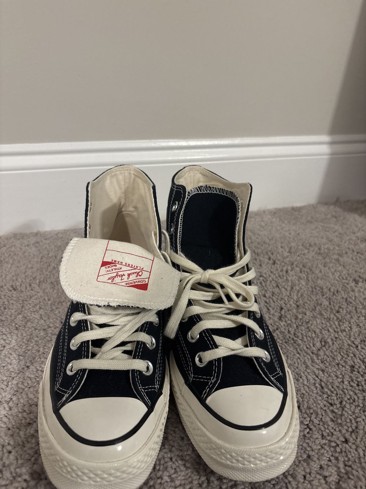 Converse CONVERSE Black Chuck 70 High Top Sneakers Size US 9.5 / IT 39.5 - 3 Thumbnail