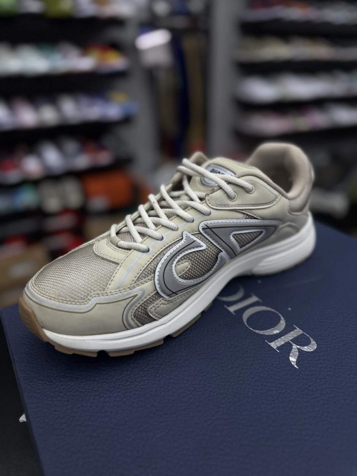 Dior Size 44EU / 11US - Dior B30 Tan Sneakers Retail $1200 Size US 11 / EU 44 - 9 Thumbnail