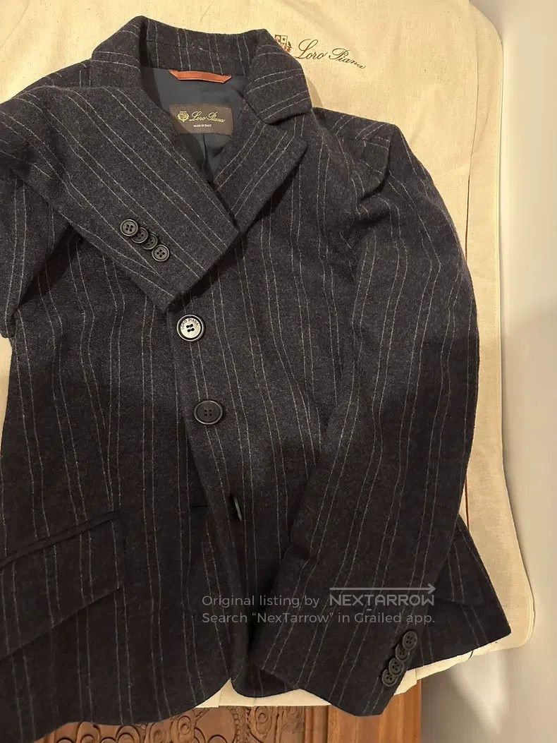 Loro Piana Loro Piana Classic Striped Blazer Jacket Size XS / US 0-2 / IT 36-38 - 1 Thumbnail