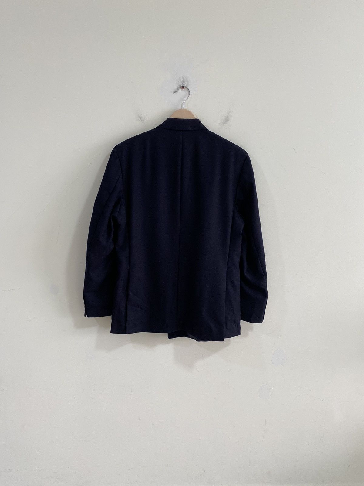 Burberry Burberry Dark Blue Wool Double Breasted Size 50S - 5 Thumbnail