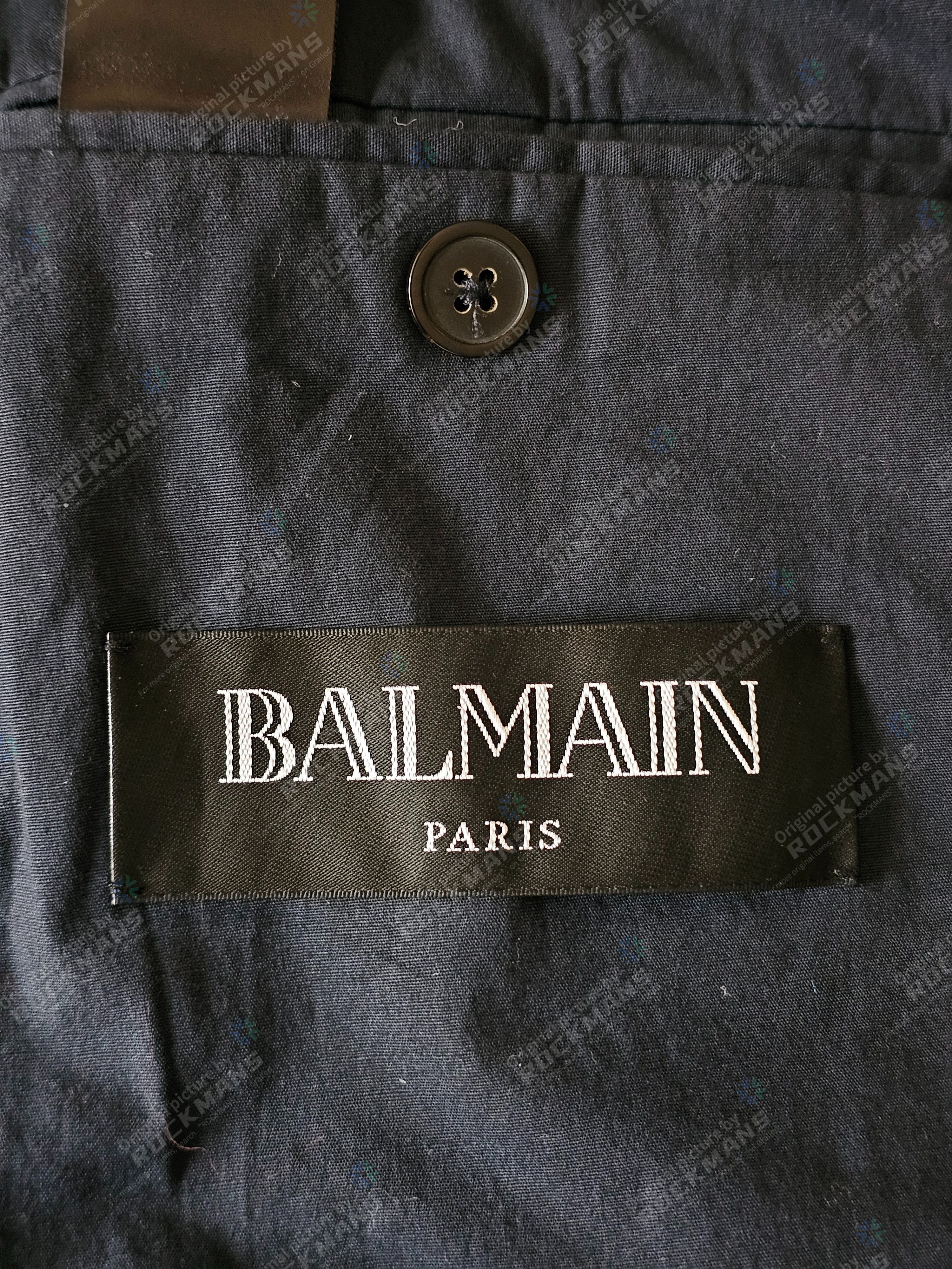 Balmain BALMAIN Men's Suit Jacket Size 50 Fits Like 48 Size 50S - 6 Thumbnail