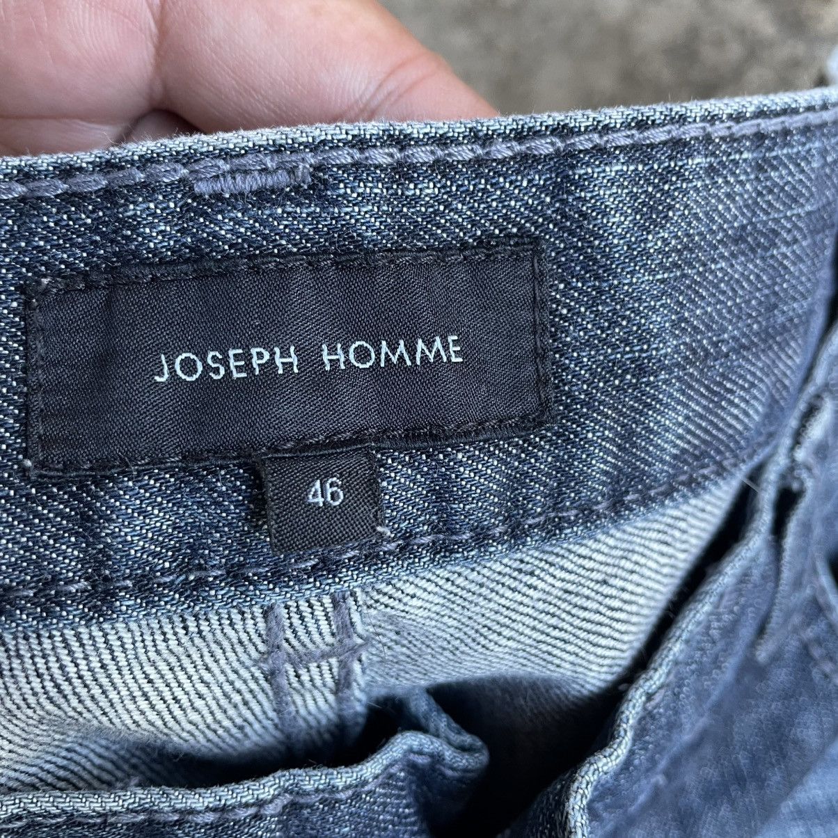 JOSEPH HOMME 🔥🇯🇵Vintage Joseph Homme Stoned Washed Slim Fit Denim Jeans Size US 32 / EU 48 - 11 Thumbnail
