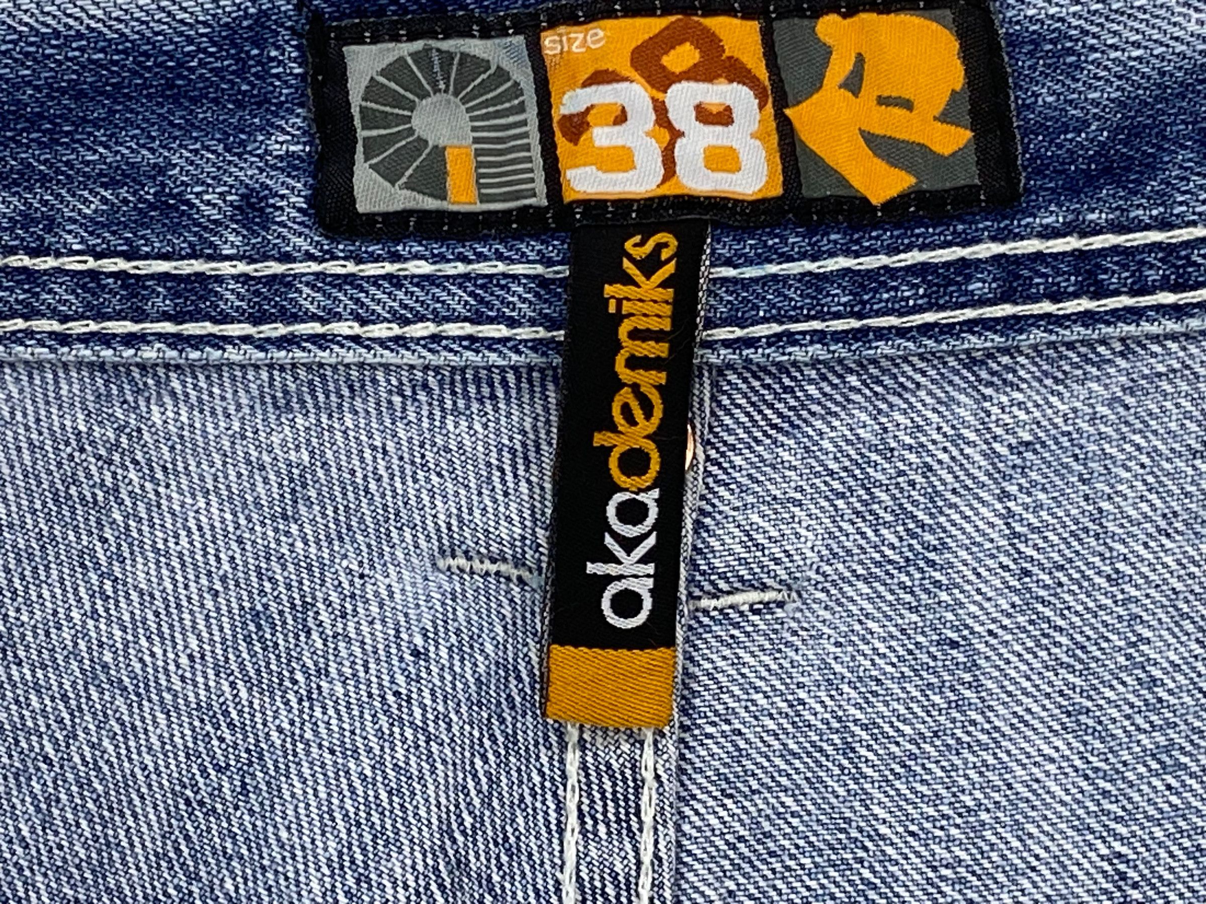 Akademiks Akademiks Denim Jeans Hip Hop Baggy Skateboards Jeans Size US 38 / EU 54 - 11 Thumbnail
