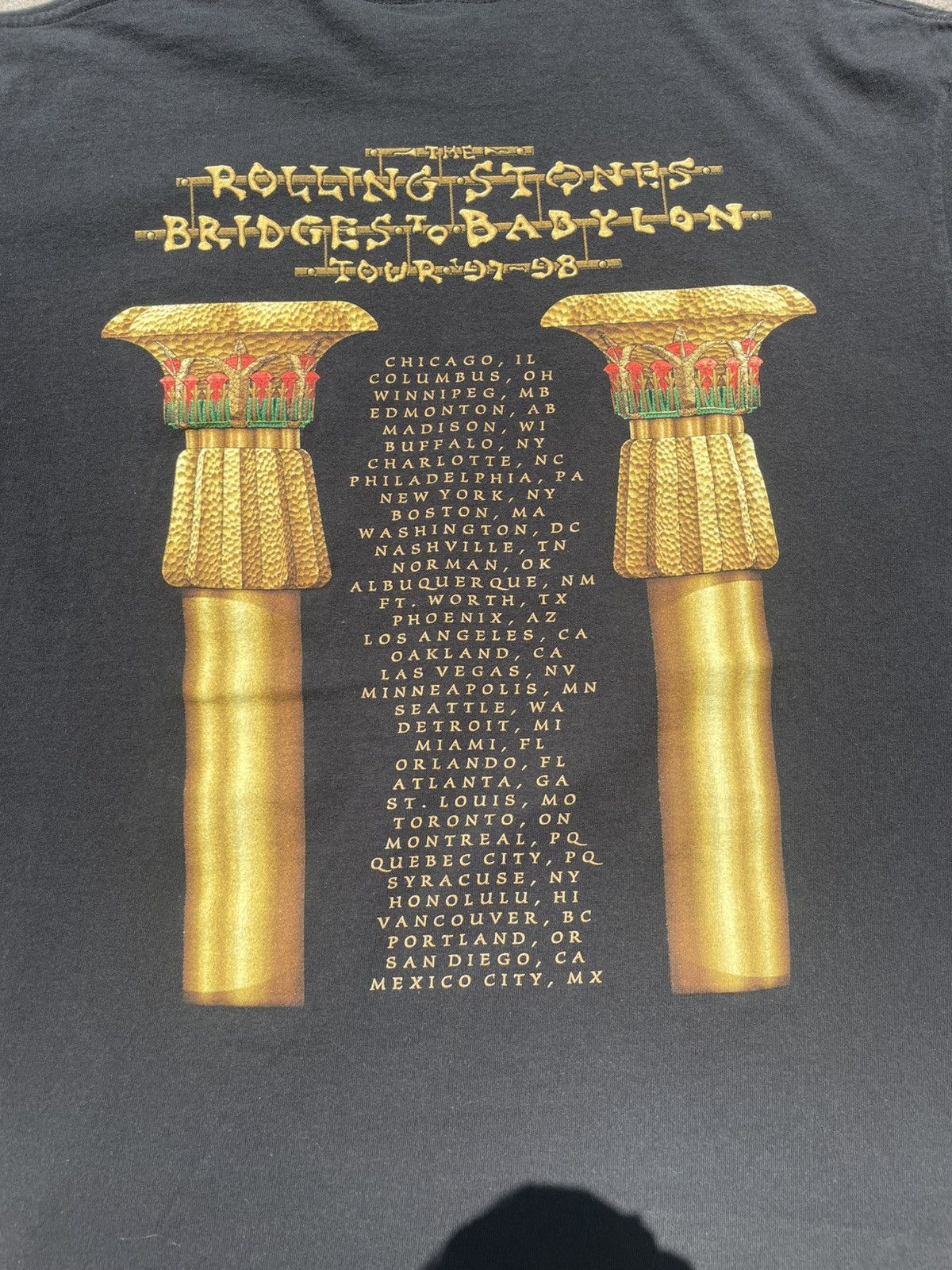 The Rolling Stones × Vintage 1997 Rolling Stones Bridge To Babylon Tour Size US XL / EU 56 / 4 - 6 Thumbnail