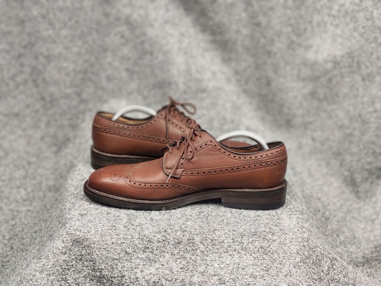 Barbour Barbour Design Dark Brown Leather Ouse Brogue Shoes Size US 7.5 / EU 40-41 - 13 Thumbnail