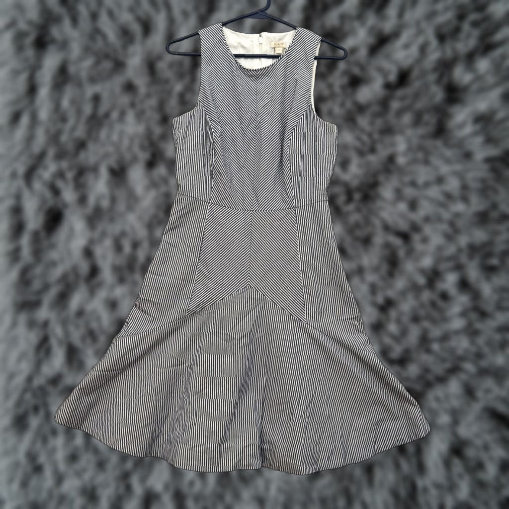 J.Crew J Crew Dress Womens 0 Fit Flare Sleeveless Lined F0984 Size XS / US 0-2 / IT 36-38 - 1 Thumbnail
