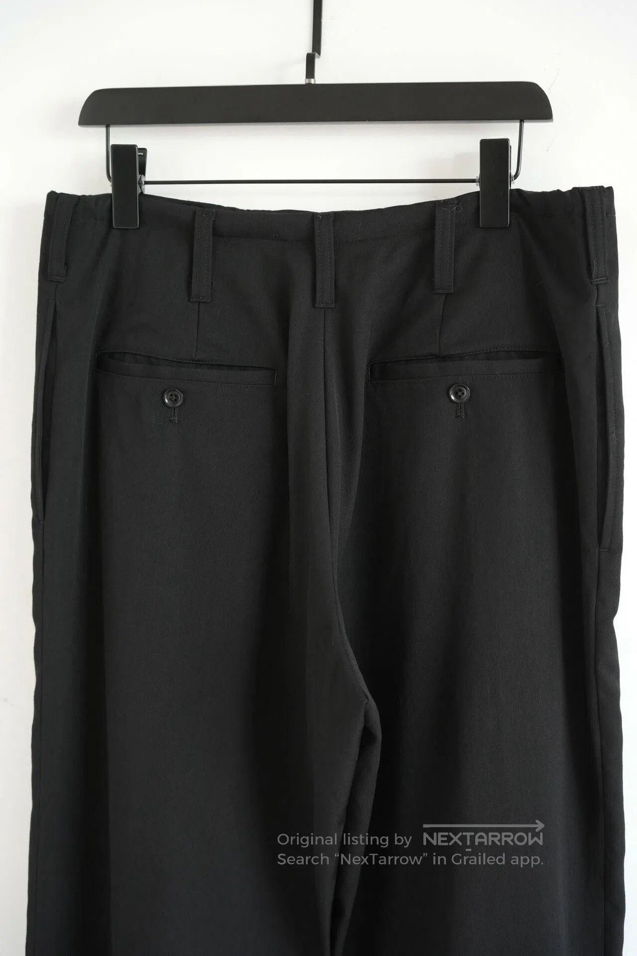 Yohji Yamamoto Yohji Yamamoto 17AW Classic Drawstring Wool Pants. Size US 26 / EU 42 - 4 Thumbnail