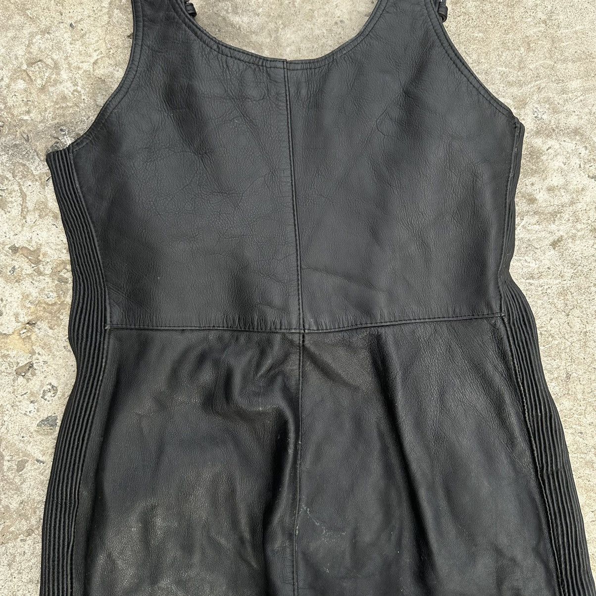 Vintage Vintage Moto Leather Pants Overalls Size 42 Style USA 00s Size 28" / US 6 / IT 42 - 10 Thumbnail