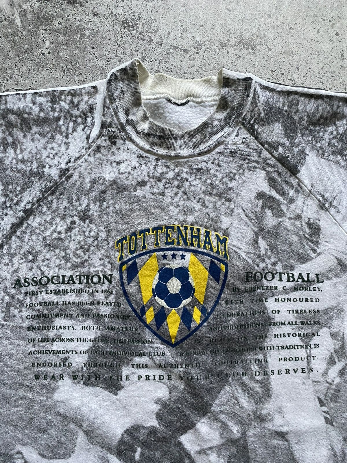 Vintage Vintage England Football Sweatshirt, Tottenham Style Retro Size US L / EU 52-54 / 3 - 3 Thumbnail