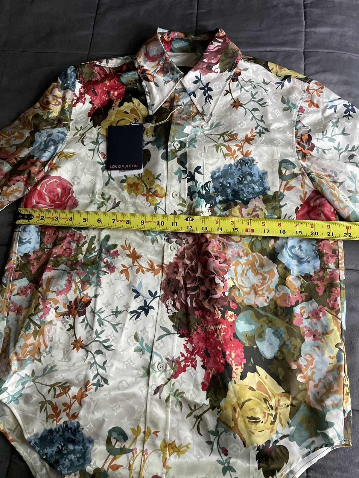 Louis Vuitton Louis Vuitton Monogram Flower Silk Shirt Size US M / EU 48-50 / 2 - 7 Thumbnail