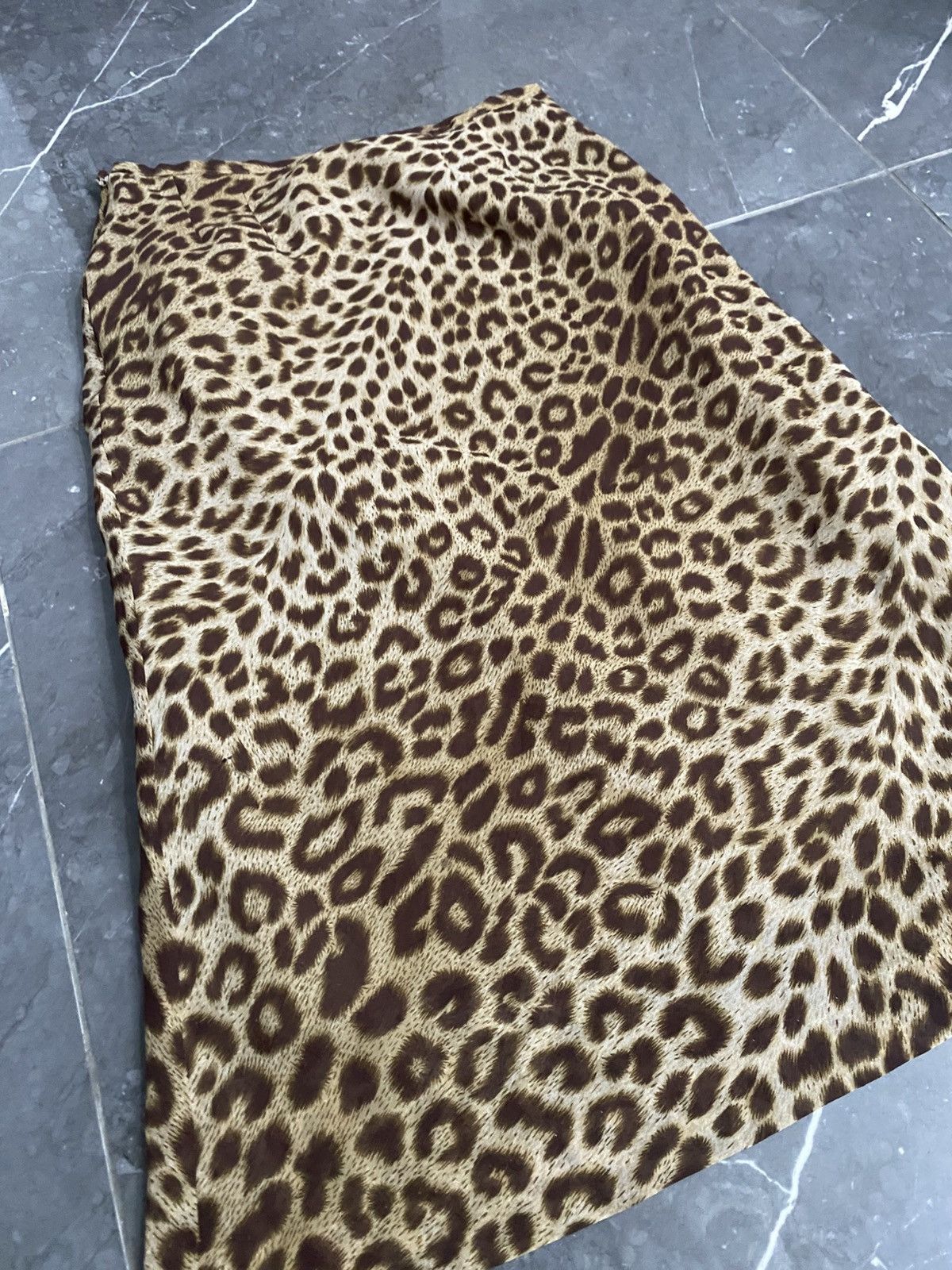 Yohji Yamamoto Mathaichi Japanese Skirt Leopard Avntgarde Yohji Issey Size 26" / US 2 / IT 38 - 3 Thumbnail