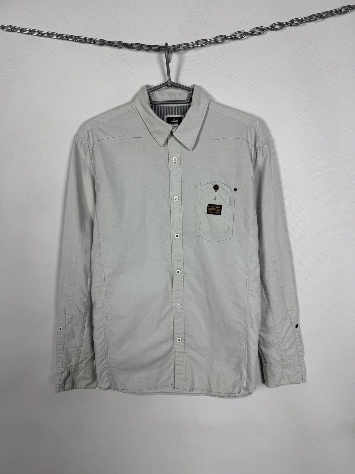 G-Star G-Star Raw Denim Rail Dress Long Sleeve Shirt Button Up XL Size US XL / EU 56 / 4 - 1 Thumbnail